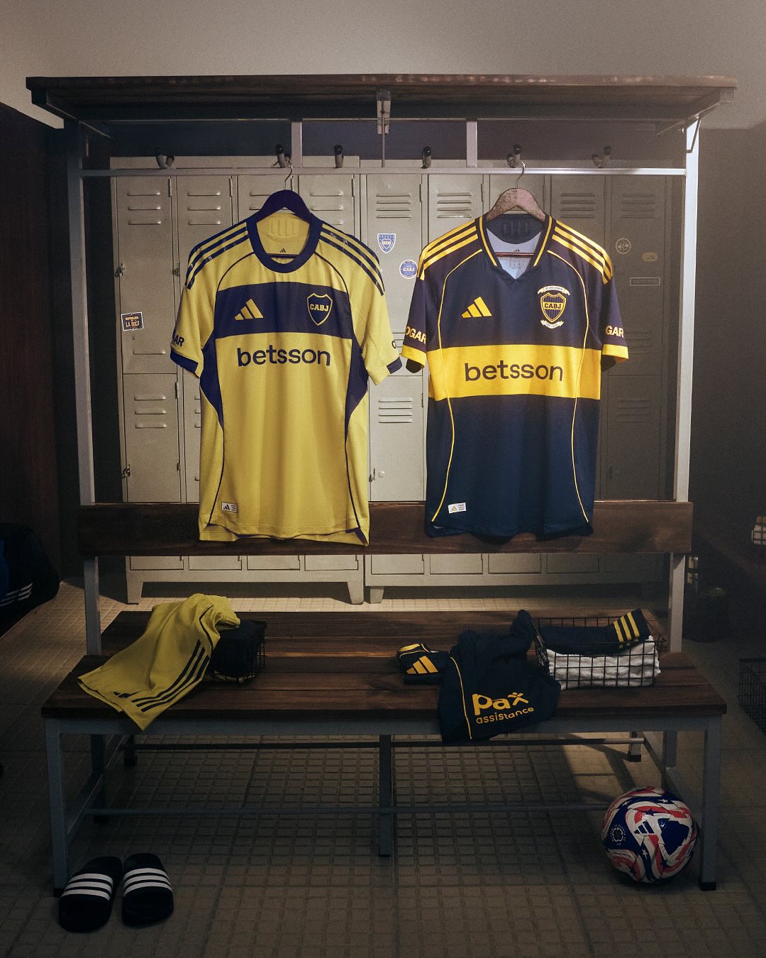 Camisetas Boca Juniors titular y suplente 2025