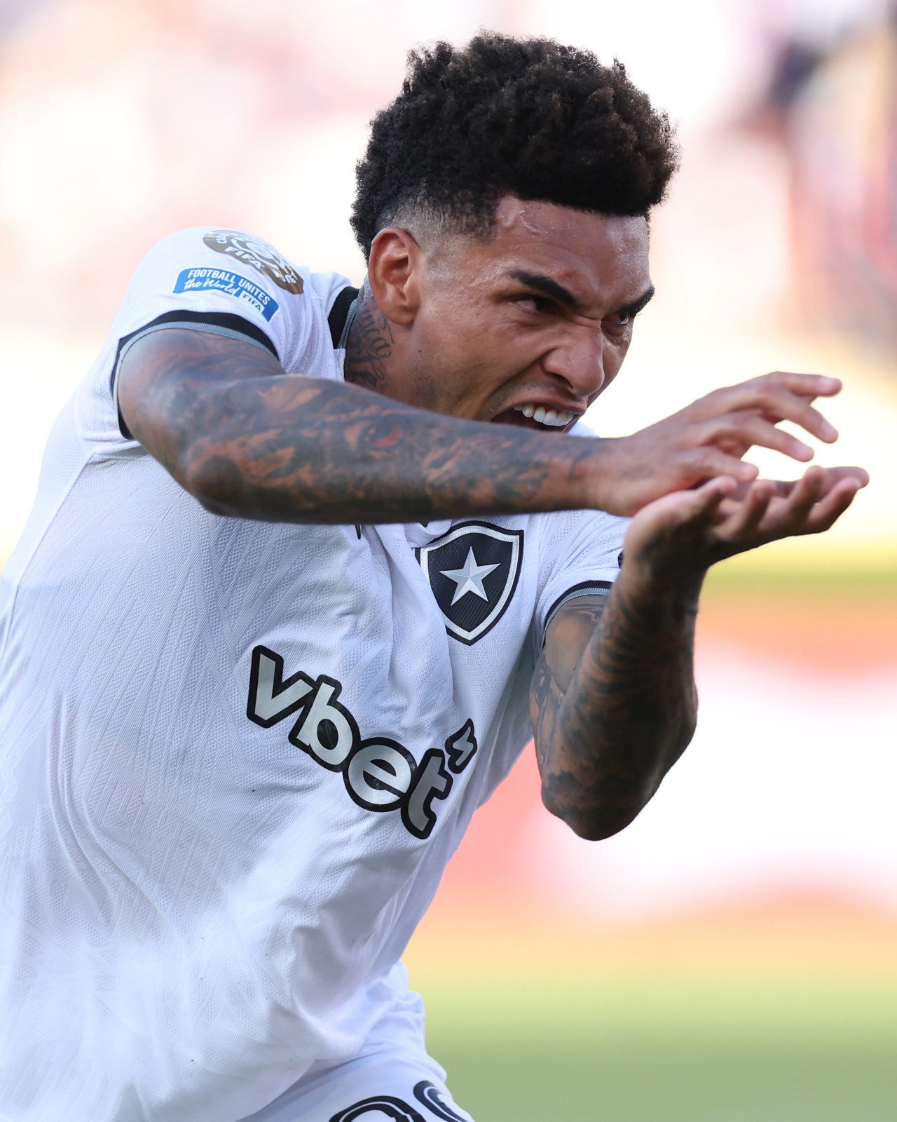 Igor jesus y su grito de gol frente al PSG