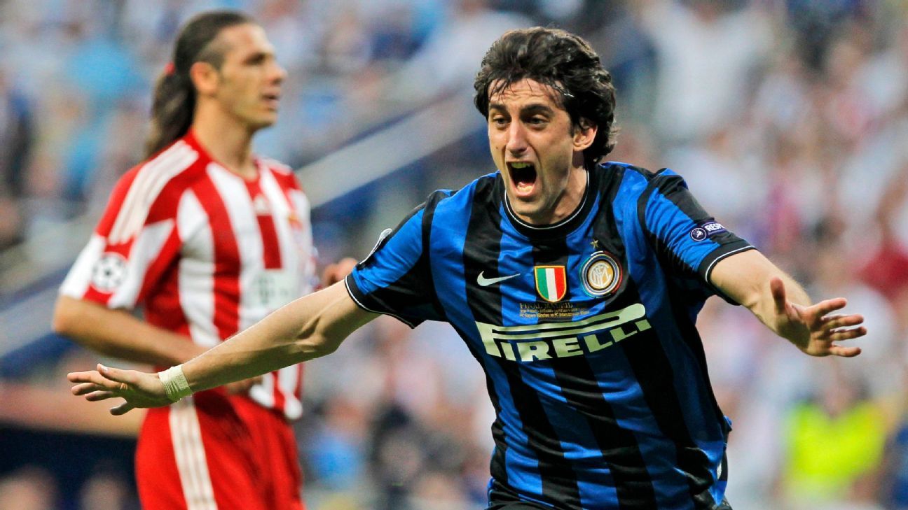 Diego Milito y su grito de gol para ser campeon de chamipons league